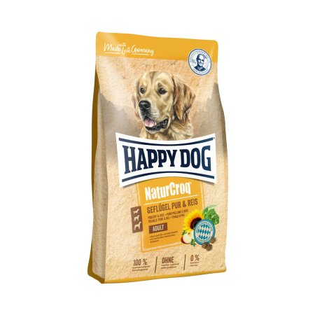 Happy Dog NaturCroq Geflügel PUR & REIS 4 kg 