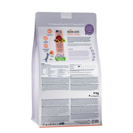 Happy Cat Senior Atlantik-Lachs / Losos 4 kg