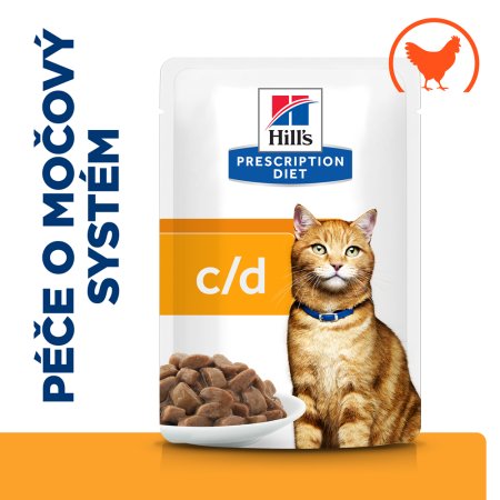 Hill’s Prescription Diet Feline c/d MultiCare kuře 12 x 85 g