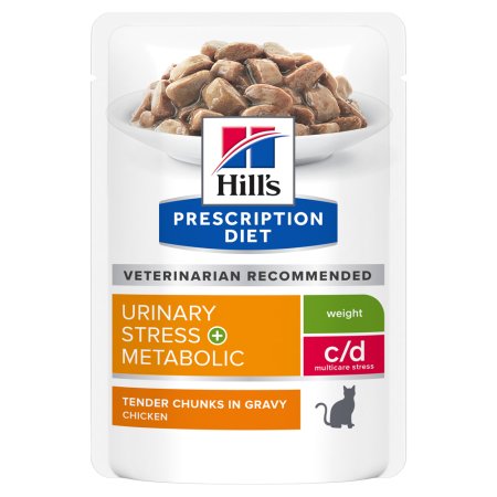 Hill’s Prescription Diet c/d Stress+Metabolic Močový systém pro kočky 12 x 85 g