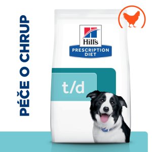 Hill’s Prescription Diet t/d Péče o zuby granule pro psy 4 kg