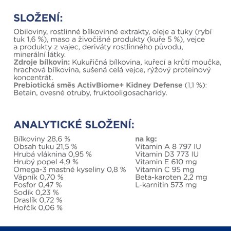 Hill’s Prescription Diet k/d Péče o ledviny granule pro kočky 8 kg