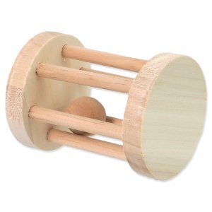 Hračka SMALL ANIMALS dřevěná - váleček