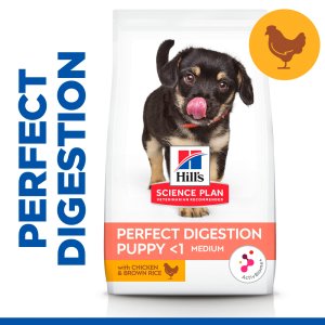 Hill’s Science Plan Perfect Digestion granule pro štěňata středních plemen 14 kg