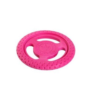 Hračka pes FRISBEE MINI plov. z TPR pěny, růžová KW