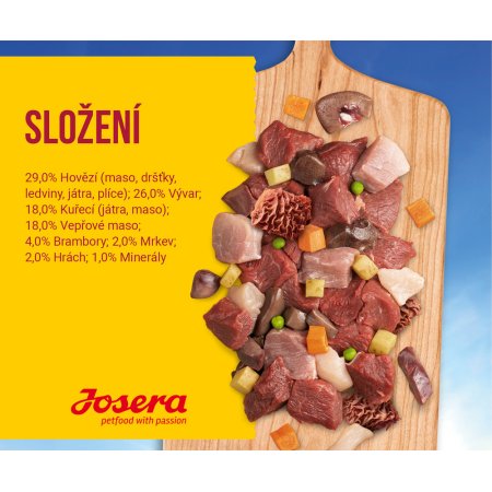 Josera Dog Meat Lovers Menu Beef with Potato 400 g