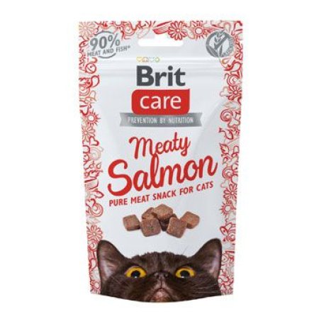 Brit Care Cat Snack Meaty Salmon 50g