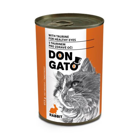 DON GATO Konzerva kočka králík 415 g