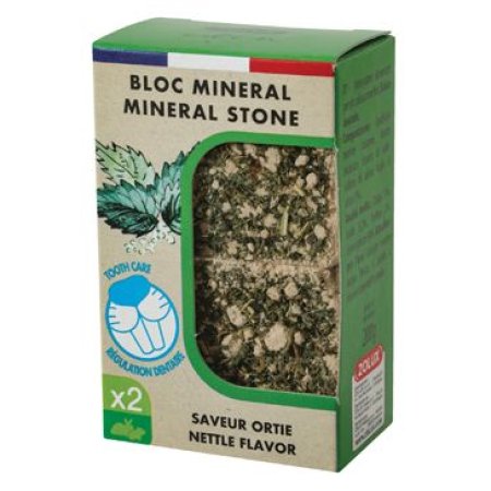 Minerální kámen EDEN hlodavci kopřiva 2x200g Zolux