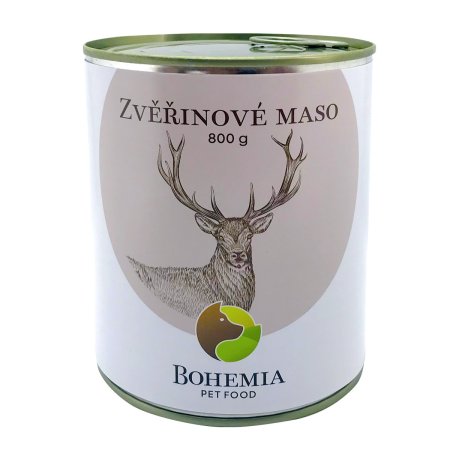 Bohemia Pet Food Zvěřinové maso ve vlastní šťávě 800 g