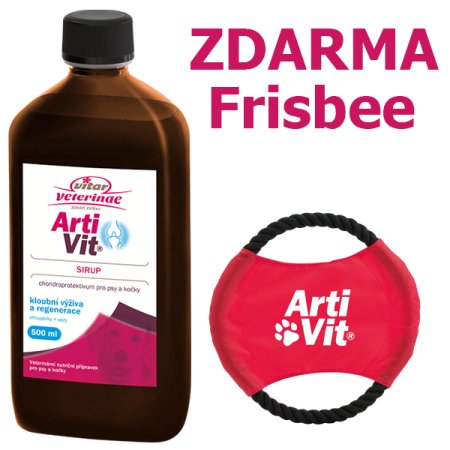 VITAR Veterinae Artivit Sirup 500 ml + frisbee 