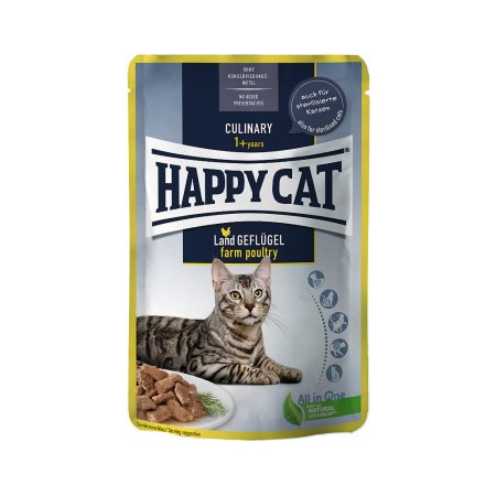 Happy Cat Kapsička Culinary Land-Geflügel 85 g