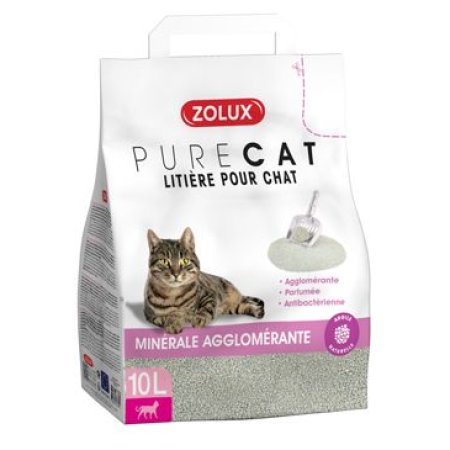 Podestýlka PURECAT antibacterial scent clump 10l Zolu