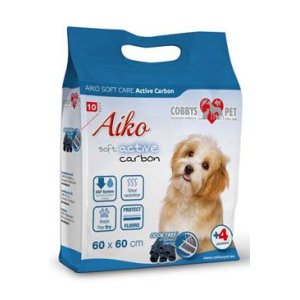 Plenky pro psy Aiko Soft Care ActivCarbon 60x60cm 10ks