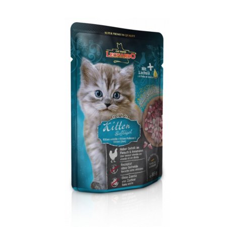 Leonardo Kitten - Kapsička s drůbežím masem 85 g