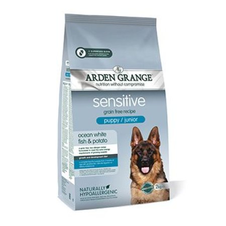 Arden Grange Puppy / Junior Sensitive Ocean White Fish & Potato 2 kg