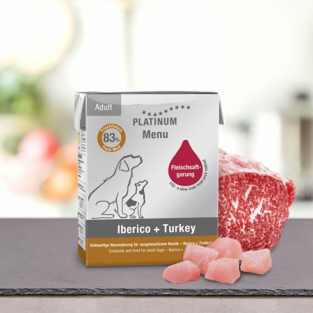 PLATINUM Natural Menu Iberico + Turkey 375 g