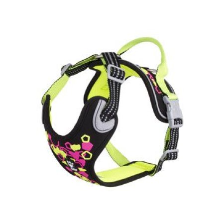 Postroj Hurtta Weekend Warrior neon 40-45cm