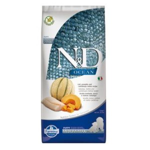 N&D OCEAN DOG Puppy M/L Codfish & Pumpkin & Melon 12kg