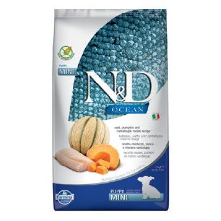 N&D OCEAN DOG Puppy Mini Codfish & Pumpkin&Melon 2,5kg