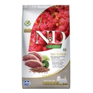 N&D Quinoa DOG Neutered M/L Duck&Broccoli&Asp. 2,5kg