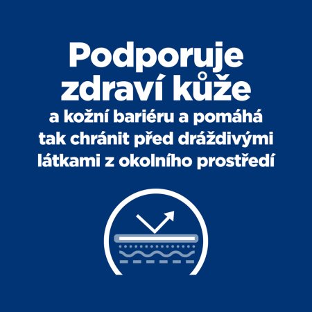 Hill’s Prescription Diet Derm Defense Alergie a péče o kůži granule pro psy 4 kg