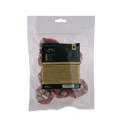 Fitmin dog For Life treat chicken & cod rings 200 g 