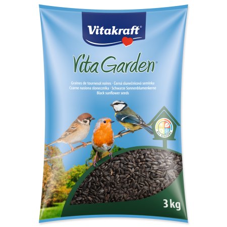 Krmivo VITAKRAFT Vita Garden slunečnice černá 3 kg