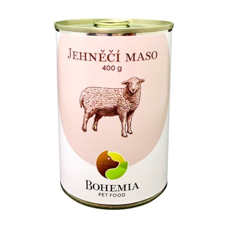 Bohemia Pet Food Jehněčí maso ve vlastní šťávě 400 g