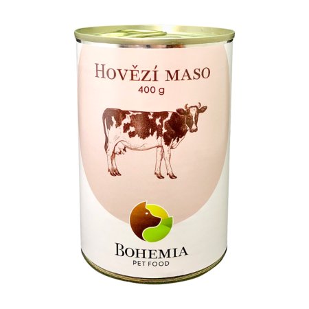 Bohemia Pet Food Hovězí maso ve vlastní šťávě 400 g