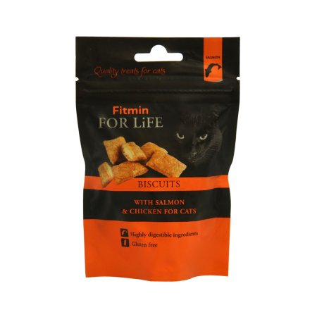 Fitmin cat For Life biscuits with salmon & chicken 50 g 