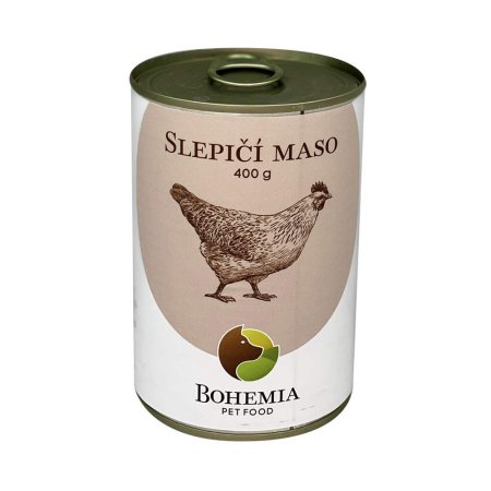 Bohemia Pet Food Slepičí maso ve vlastní šťávě 400 g