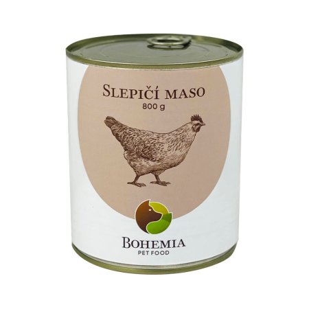 Bohemia Pet Food Slepičí maso ve vlastní šťávě 800 g