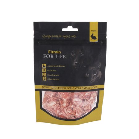 Fitmin dog & cat For Life treat rabbit Mini rings 70 g