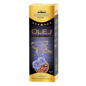 VITAR Veterinae Lněný olej 1000 ml
