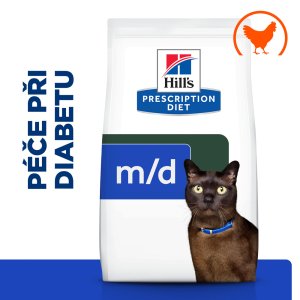 Hill’s Prescription Diet m/d Péče při cukrovce granule pro kočky 1.5 kg