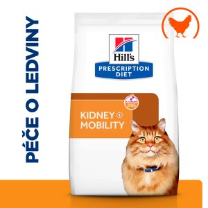 Hill’s Prescription Diet k/d + Mobility Péče o ledviny granule pro kočky 1.5 kg