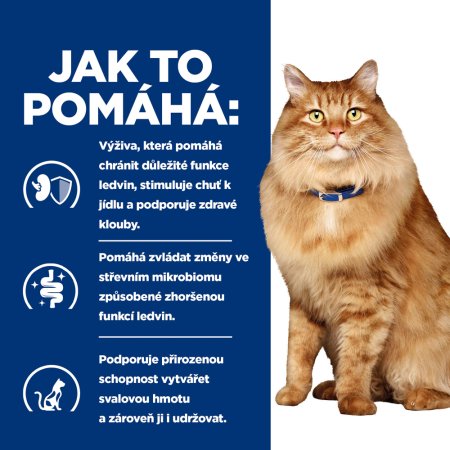 Hill’s Prescription Diet k/d + Mobility Péče o ledviny granule pro kočky 1.5 kg