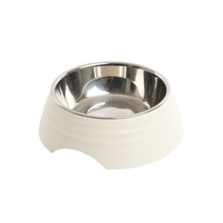 Miska melamin Frosted Ripple Bowl 350ml bílá BUSTER