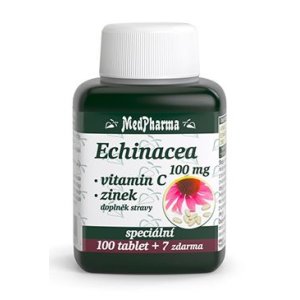 Echinacea 100mg+vit.C+zinek 60tbl + 7tbl zdarma