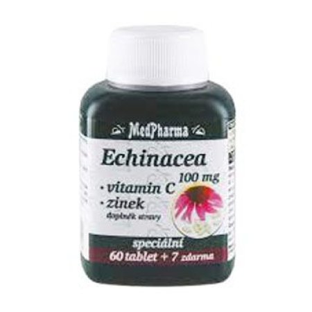 Echinacea 100mg+vit.C+zinek 60tbl + 7tbl zdarma