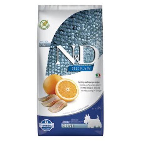 N&D OCEAN DOG Adult Mini Herring & Orange 7kg