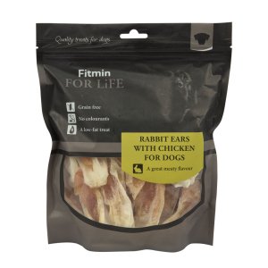 Fitmin dog For Life treat rabbit ears with chicken 400 g