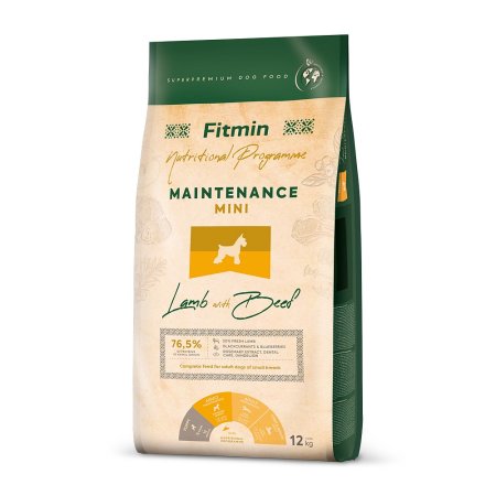 Fitmin dog mini maintenance Lamb & Beef 12 kg