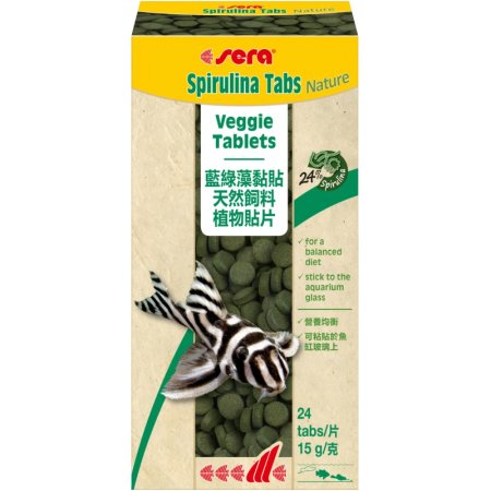 Sera Spirulina Tabs Nature 24