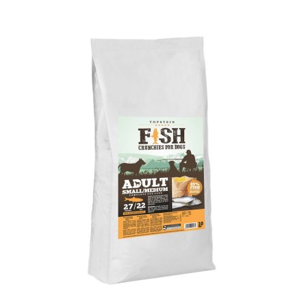 Topstein Fish Crunchies for dogs Small/Medium 1 kg