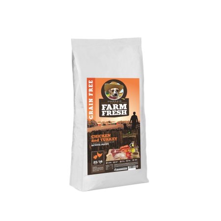 Farm Fresh Chicken and Turkey Active/Puppy Grain Free 2 kg