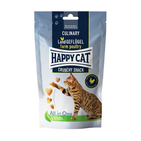 Happy Cat Crunchy Snack Land-Geflügel 70g