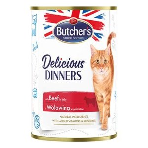 Butcher's Cat Delicious hovězí v želé konz. 400g