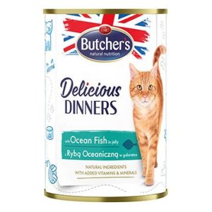 Butcher's Cat Delicious moř.ryby v želé konz. 400g
